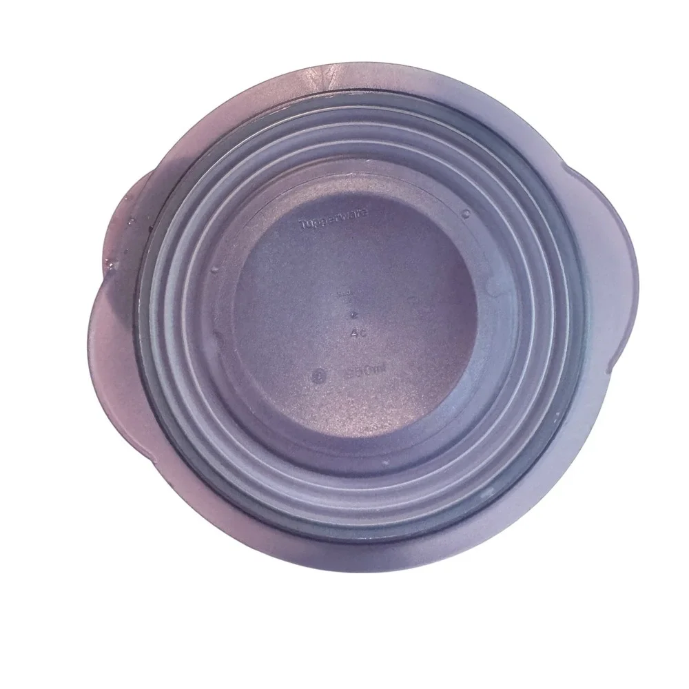 Tupperware Purple Round Food Storage Container 950ml 4c 5453A-5 Made in USA